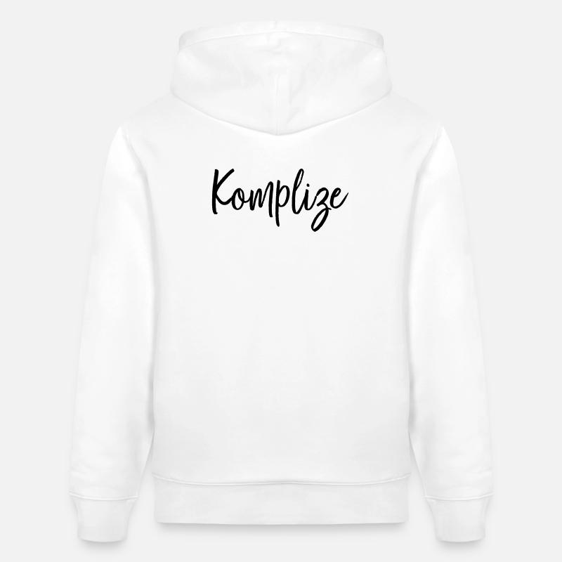 Komplize Freund Partner Geschenk - Stanley/Stella Unisex Bio-Hoodie CRUISER  - Weiß