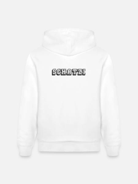 Schatzi Tshirt black - Stanley/Stella Unisex Bio-Hoodie CRUISER - Weiß