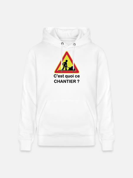 What is this site? - Stanley/Stella CRUISER Unisex Organic Hoodie - white