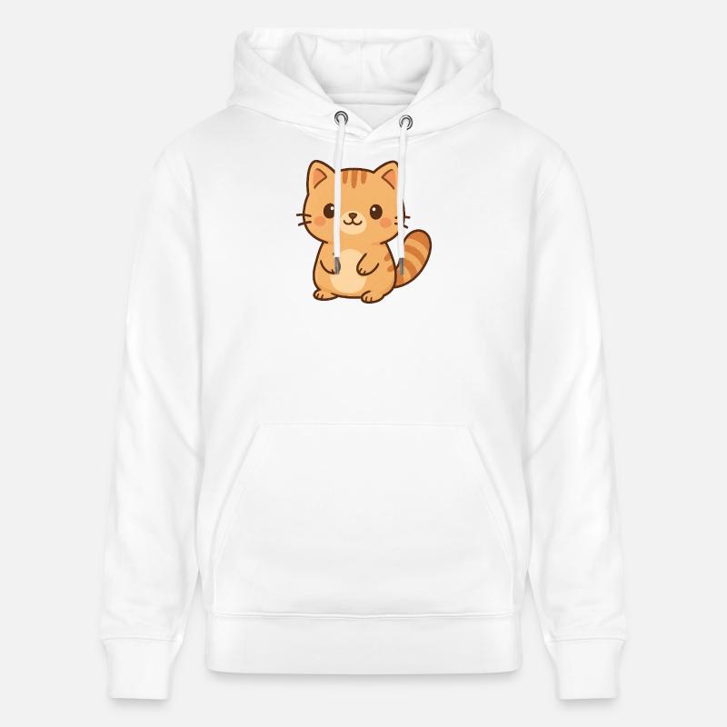 Illustration de chatons mignons - Sweat à capuche bio CRUISER Stanley/Stella Unisexe - blanc