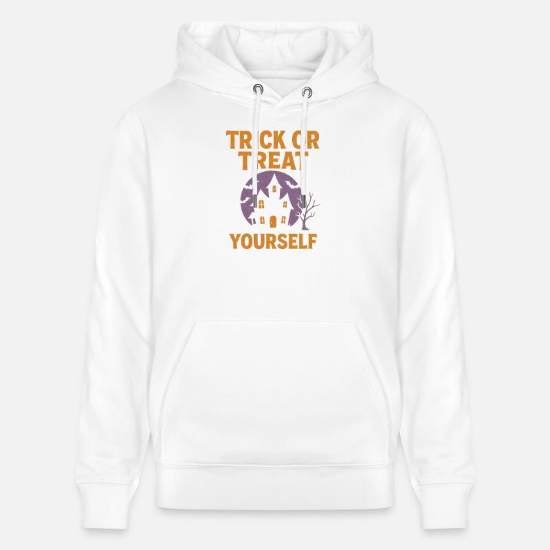 Süßes oder Saures selber - Stanley/Stella Unisex Bio-Hoodie CRUISER  - Weiß