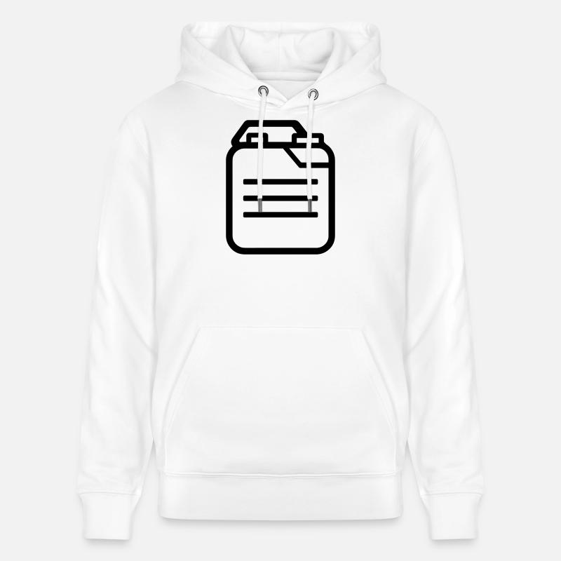 bidon  - Sweat à capuche bio CRUISER Stanley/Stella Unisexe - blanc
