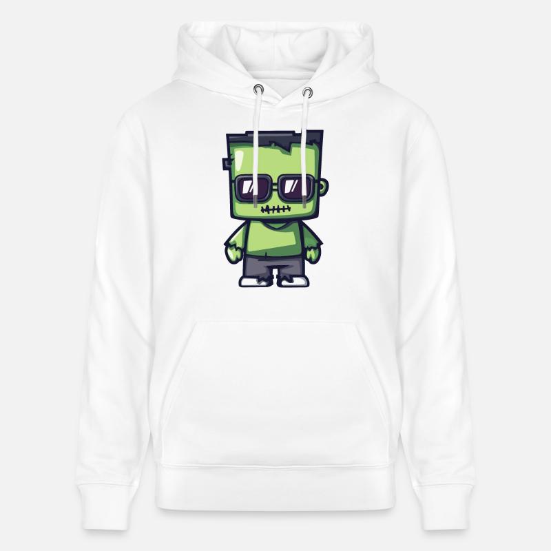 Zombie Halloween Cool - Sweat à capuche bio CRUISER Stanley/Stella Unisexe - blanc