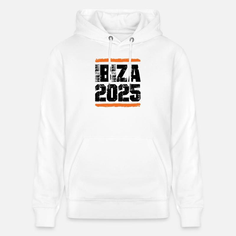 L’équipe d’Ibiza 2025 - Sweat à capuche bio CRUISER Stanley/Stella Unisexe - blanc