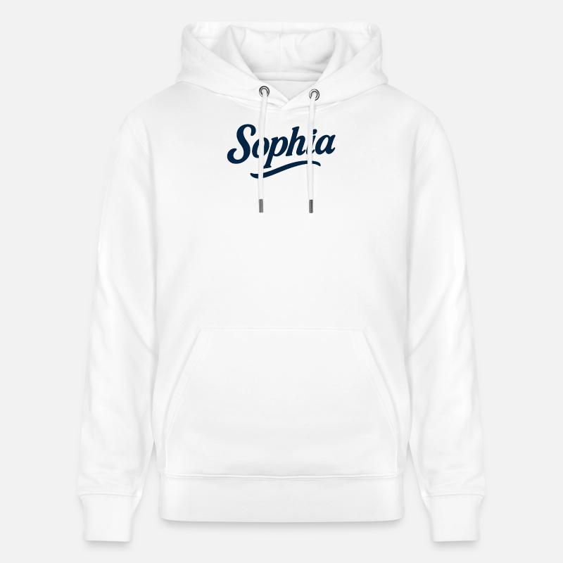 Conception abstraite à l’aquarelle - Sweat à capuche bio CRUISER Stanley/Stella Unisexe - blanc