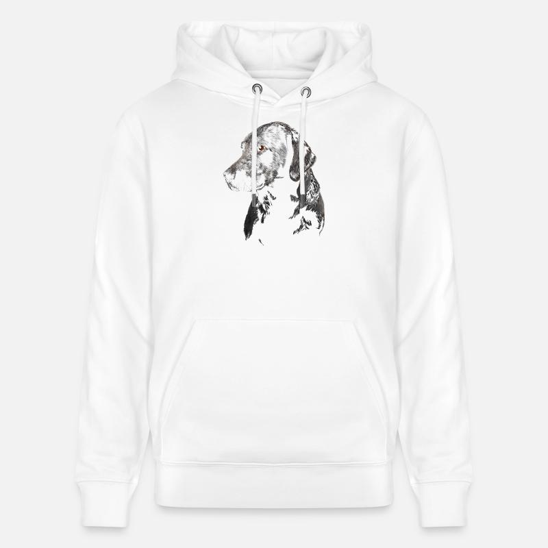 Labrador - Sweat à capuche bio CRUISER Stanley/Stella Unisexe - blanc