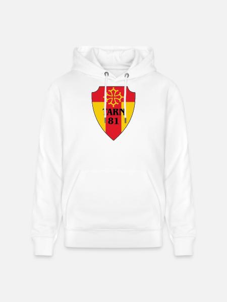 Tarn-Wappen 81 - Stanley/Stella Unisex Bio-Hoodie CRUISER - Weiß