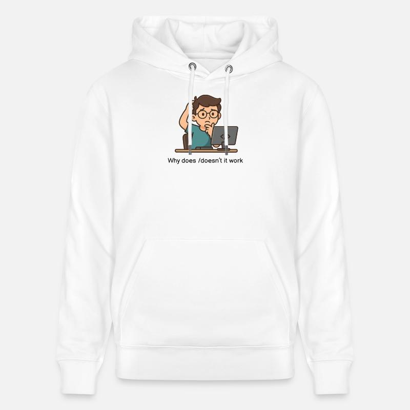 Why does/doesn't it work - Stanley/Stella CRUISER Unisex Organic Hoodie - white