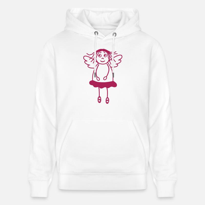 Schutzengel Mädchen - Stanley/Stella Unisex Bio-Hoodie CRUISER  - Weiß