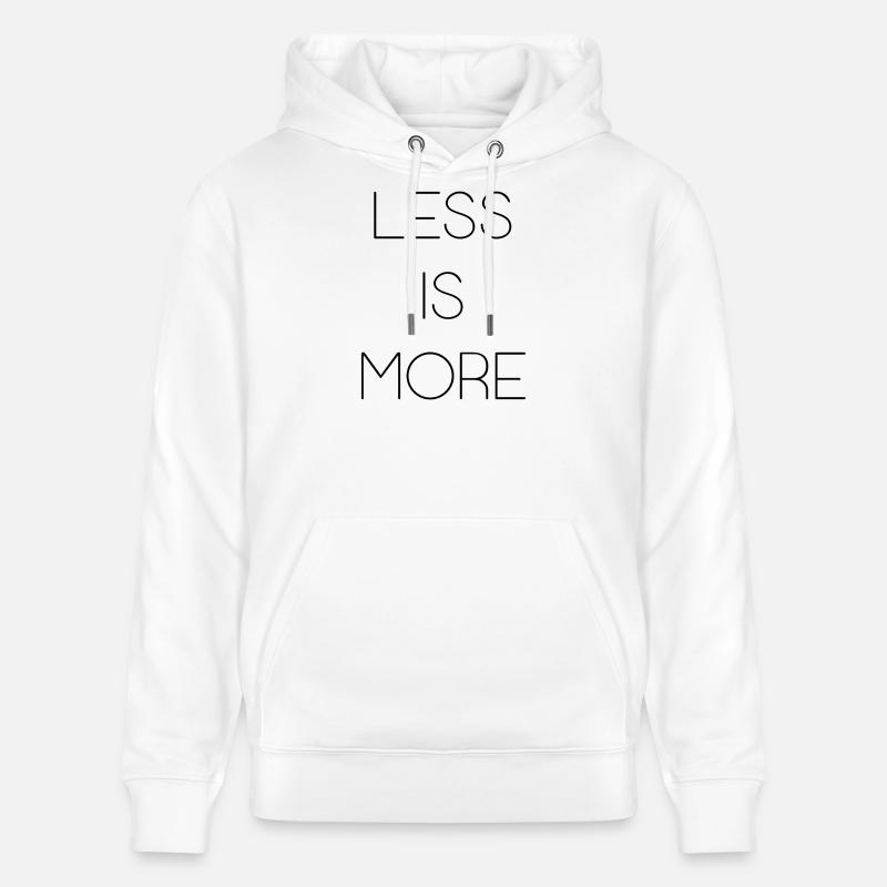 Moins, c’est plus - Sweat à capuche bio CRUISER Stanley/Stella Unisexe - blanc