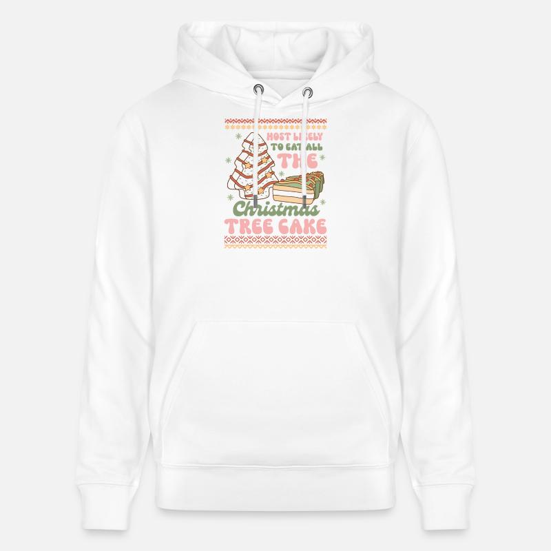 Pull de Noël moche - Sweat à capuche bio CRUISER Stanley/Stella Unisexe - blanc