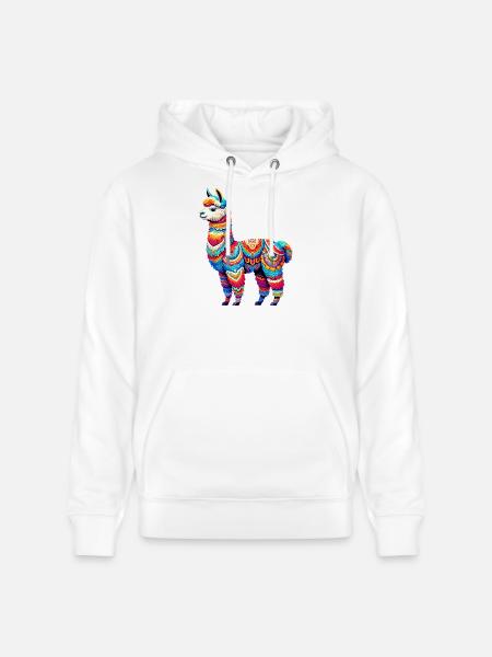 Alpaca - Stanley/Stella CRUISER Unisex Organic Hoodie - white