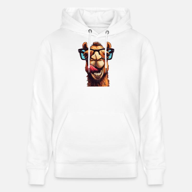 Kamel - Stanley/Stella Unisex Bio-Hoodie CRUISER  - Weiß