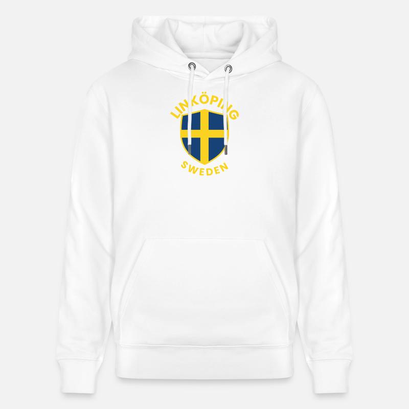 Linköping Suède Shield Tee - Sweat à capuche bio CRUISER Stanley/Stella Unisexe - blanc