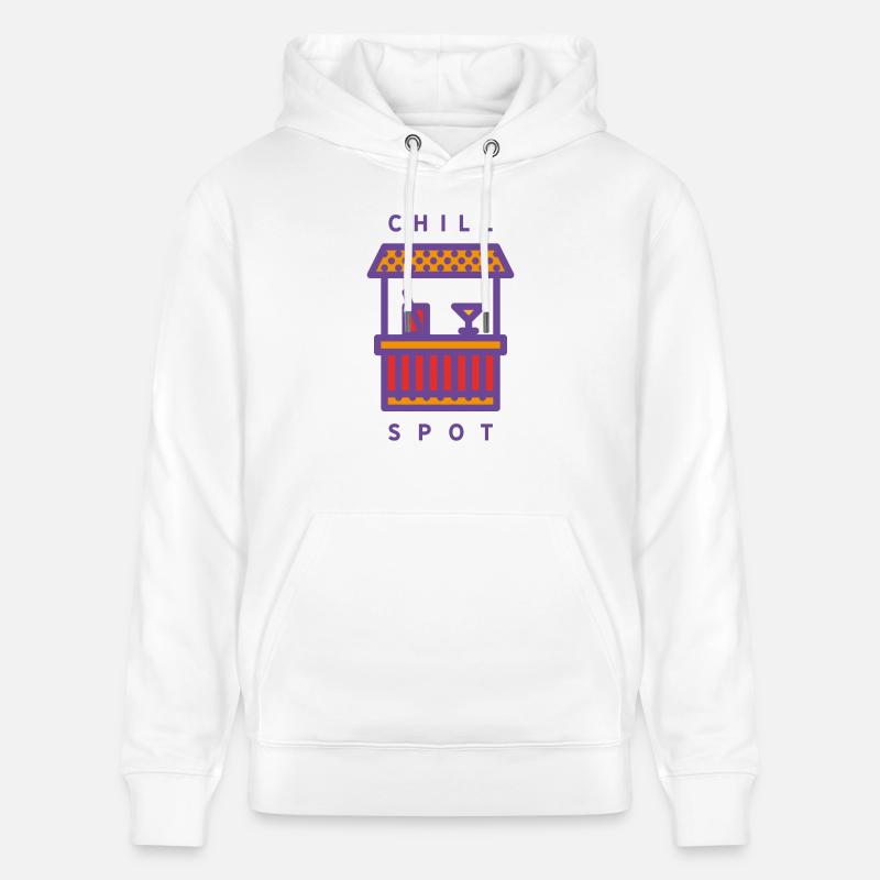 REFROIDISSEMENT - Sweat à capuche bio CRUISER Stanley/Stella Unisexe - blanc