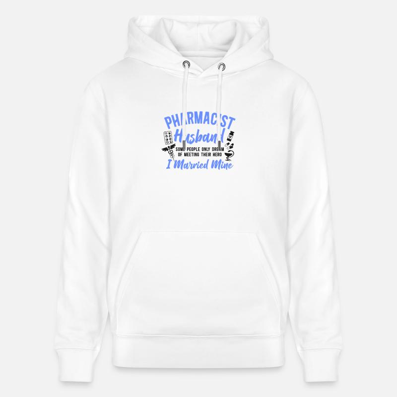 Technicien en pharmacie - Sweat à capuche bio CRUISER Stanley/Stella Unisexe - blanc