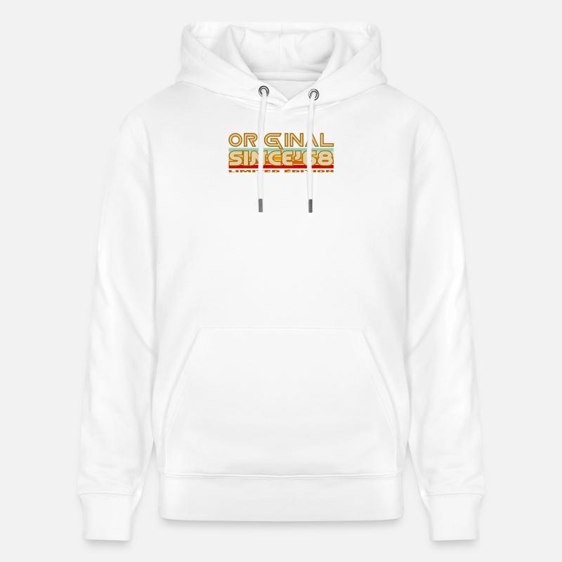 Original 68 Édition Limitée - Sweat à capuche bio CRUISER Stanley/Stella Unisexe - blanc