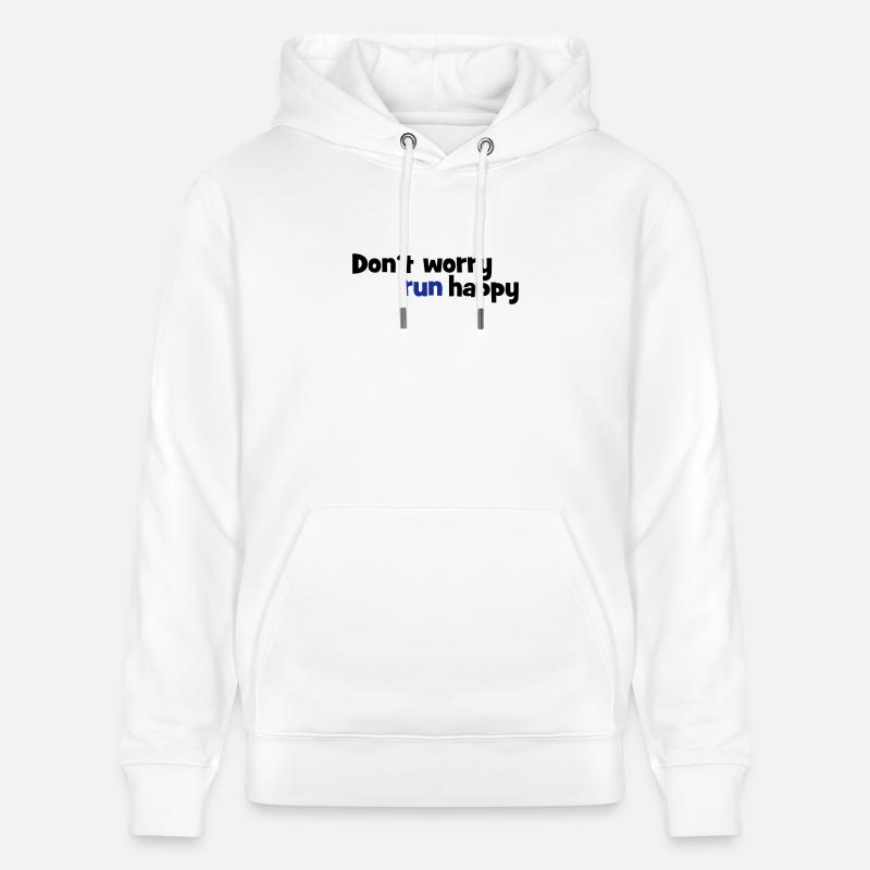 course - Sweat à capuche bio CRUISER Stanley/Stella Unisexe - blanc