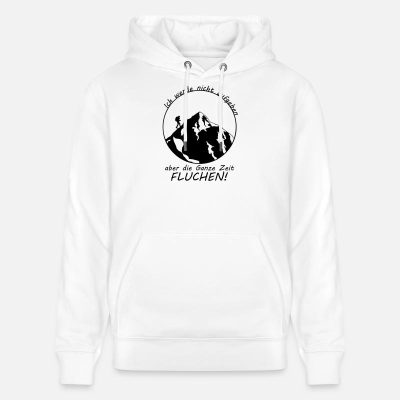 Randonnée disant - Sweat à capuche bio CRUISER Stanley/Stella Unisexe - blanc
