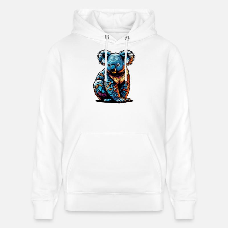 Koala - Sweat à capuche bio CRUISER Stanley/Stella Unisexe - blanc