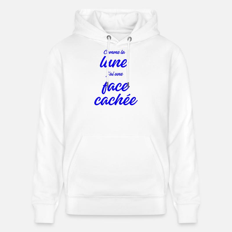 Comme la lune - Sweat à capuche bio CRUISER Stanley/Stella Unisexe - blanc