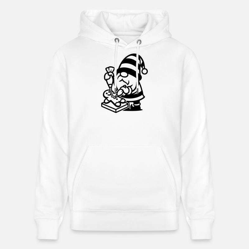 wicht lebkuchen backen - Stanley/Stella Unisex Bio-Hoodie CRUISER  - Weiß