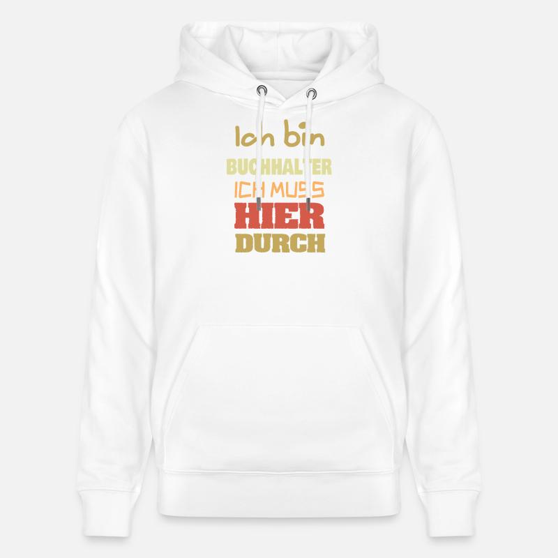 Comptable en tant que profession - Sweat à capuche bio CRUISER Stanley/Stella Unisexe - blanc