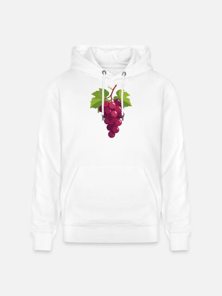 Raisins - Sweat à capuche bio CRUISER Stanley/Stella Unisexe - blanc