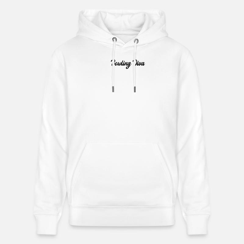 Bowling - Bowling Diva - Sweat à capuche bio CRUISER Stanley/Stella Unisexe - blanc
