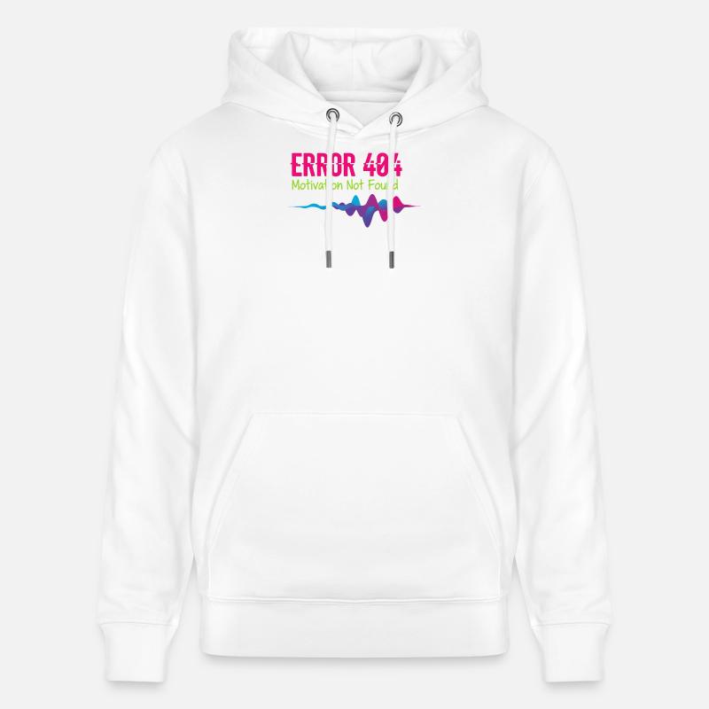 Erreur 404 Motivation non trouvée - Sweat à capuche bio CRUISER Stanley/Stella Unisexe - blanc