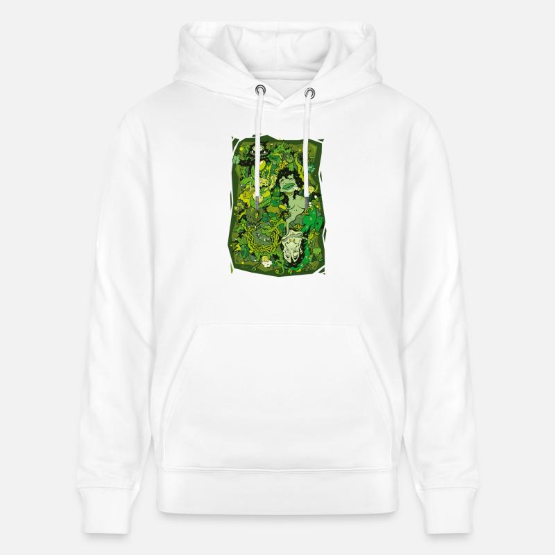 lsd_absinth - Sweat à capuche bio CRUISER Stanley/Stella Unisexe - blanc