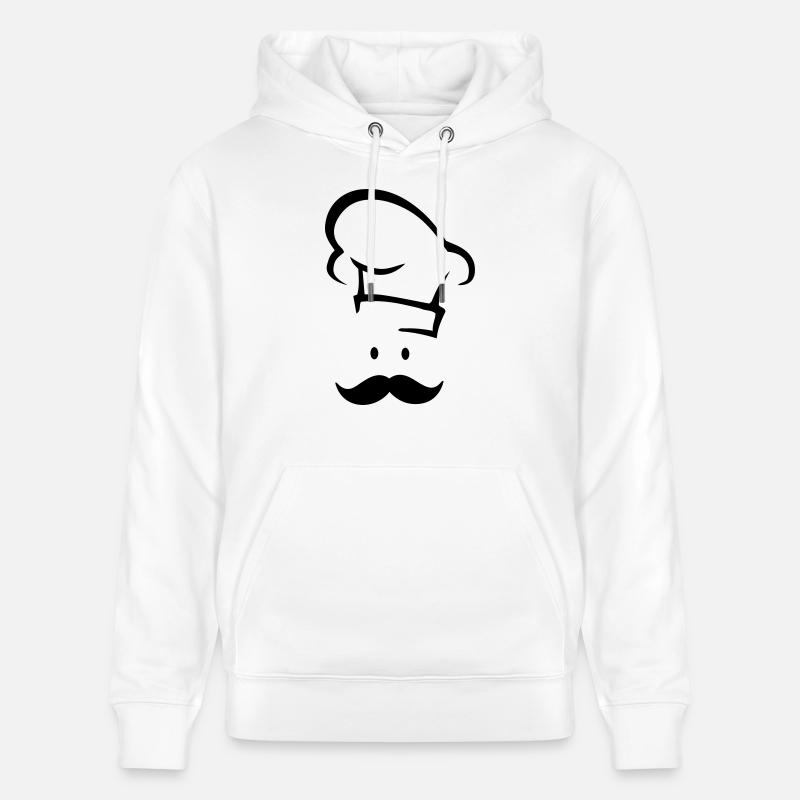 Cook Face - Stanley/Stella Unisex Bio-Hoodie CRUISER  - Weiß