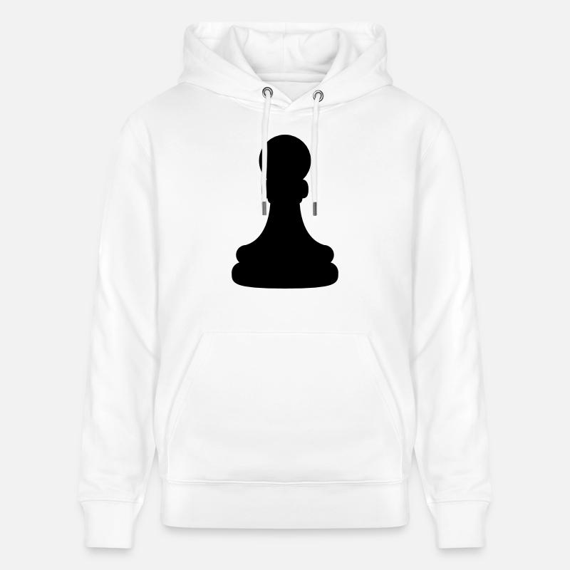 Bauer Figure Échecs - Sweat à capuche bio CRUISER Stanley/Stella Unisexe - blanc