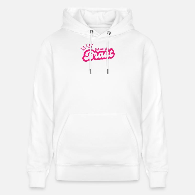 Je suis la mariée - Sweat à capuche bio CRUISER Stanley/Stella Unisexe - blanc