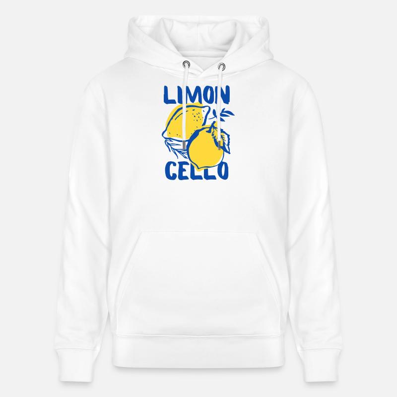 Limoncello (limoncello) - Ekologiczna bluza z kapturem typu unisex Stanley/Stella CRUISER - biały
