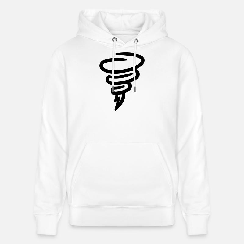 tornade - Sweat à capuche bio CRUISER Stanley/Stella Unisexe - blanc