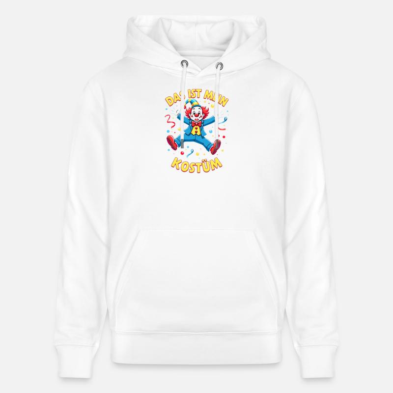 Carnaval costumé Politicien Carnaval - Sweat à capuche bio CRUISER Stanley/Stella Unisexe - blanc