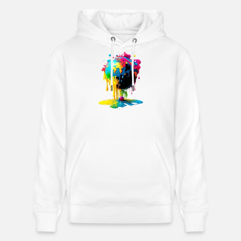 Globe - Terre - Globe - Sweat à capuche bio CRUISER Stanley/Stella Unisexe - blanc