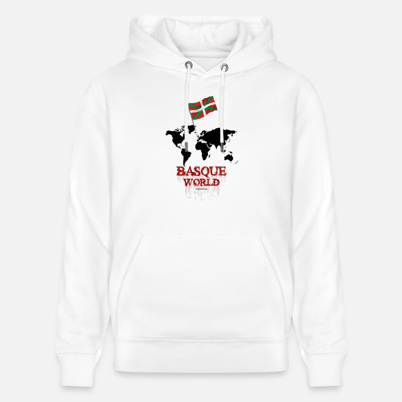 Basque World - Sweat à capuche bio CRUISER Stanley/Stella Unisexe - blanc