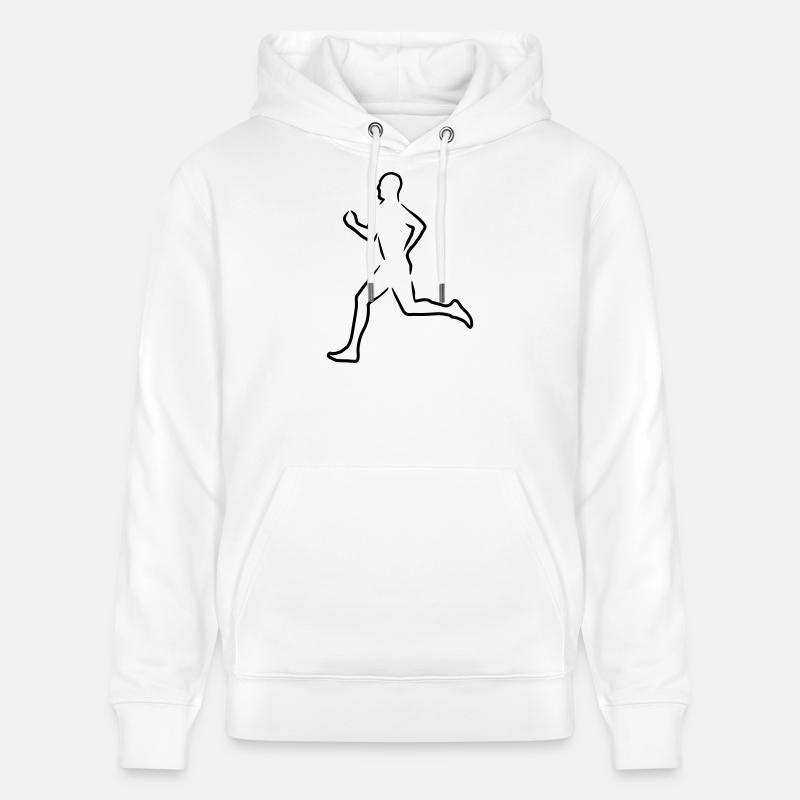 6061912 121582003 Laeufer - Sweat à capuche bio CRUISER Stanley/Stella Unisexe - blanc