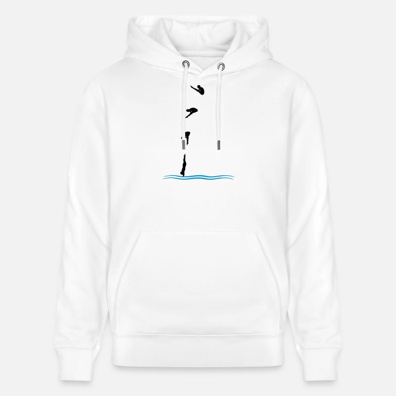 Saut de tour - Sweat à capuche bio CRUISER Stanley/Stella Unisexe - blanc