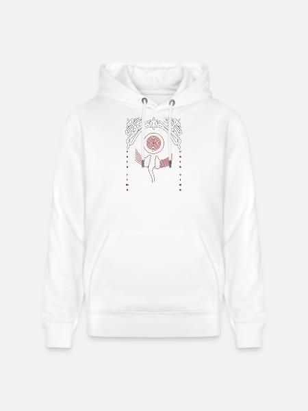 Pata Siwa Pata Lima White - Stanley/Stella Uniseks bio-hoodie CRUISER  - wit
