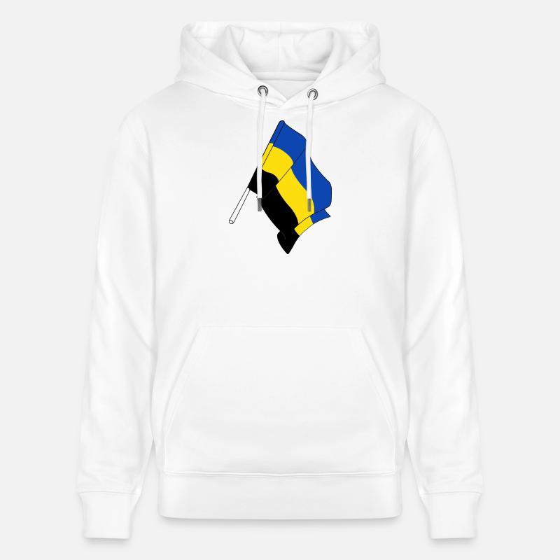 Drapeau de la province de Gueldre - Sweat à capuche bio CRUISER Stanley/Stella Unisexe - blanc
