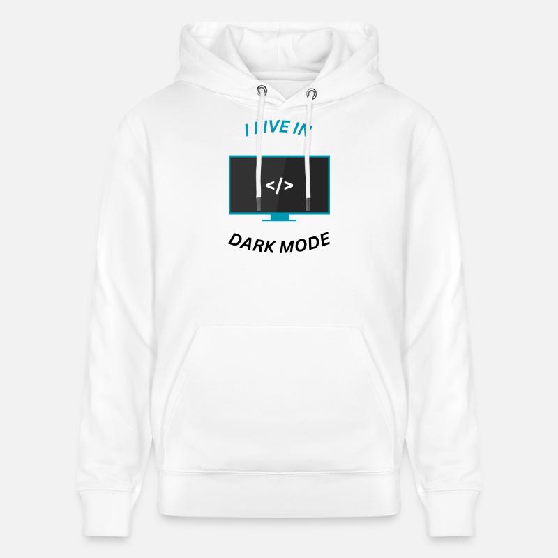 Programmeur Motivation Design - Sweat à capuche bio CRUISER Stanley/Stella Unisexe - blanc