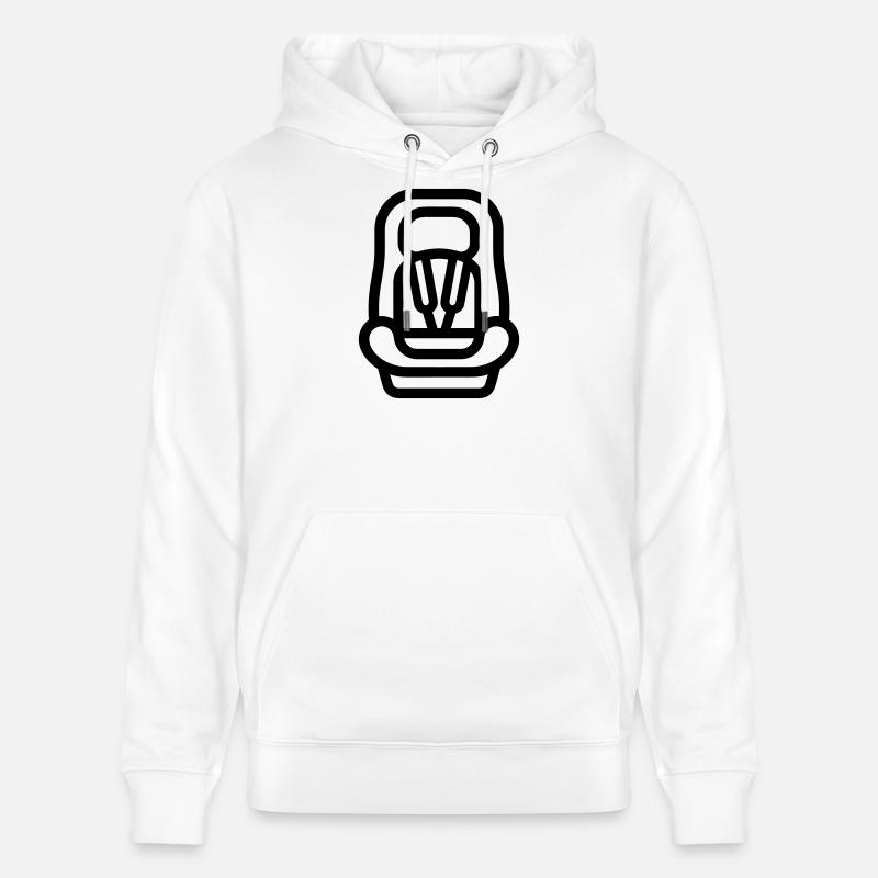 siège auto bébé - Sweat à capuche bio CRUISER Stanley/Stella Unisexe - blanc