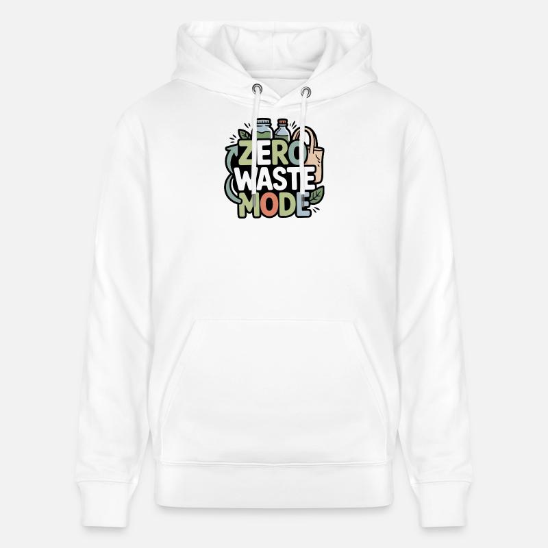 Zero-Waste-Mode - Stanley/Stella CRUISER Unisex Organic Hoodie - white