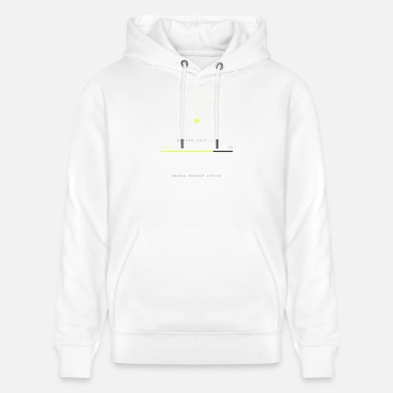 BRAIN.EXE LÄDT - Stanley/Stella Unisex Bio-Hoodie CRUISER - Weiß