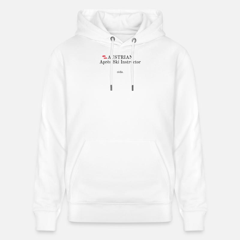 Austrian Apres Ski Instructor - Stanley/Stella Unisex Bio-Hoodie CRUISER  - Weiß