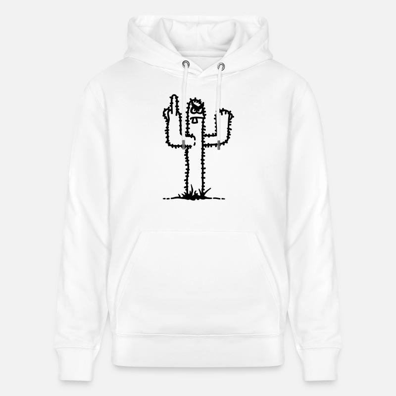 cactus - Sweat à capuche bio CRUISER Stanley/Stella Unisexe - blanc