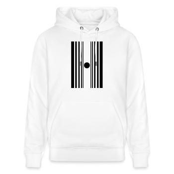 Dopplereffekt - Stanley/Stella Unisex Bio-Hoodie CRUISER  - Weiß - Vorne - Alina (178cm) & Michal (187cm)